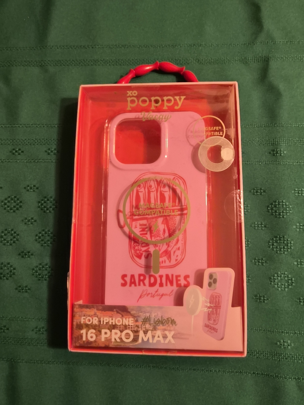 Portugal Sardines Pink iPhone 16 Pro Max Case
